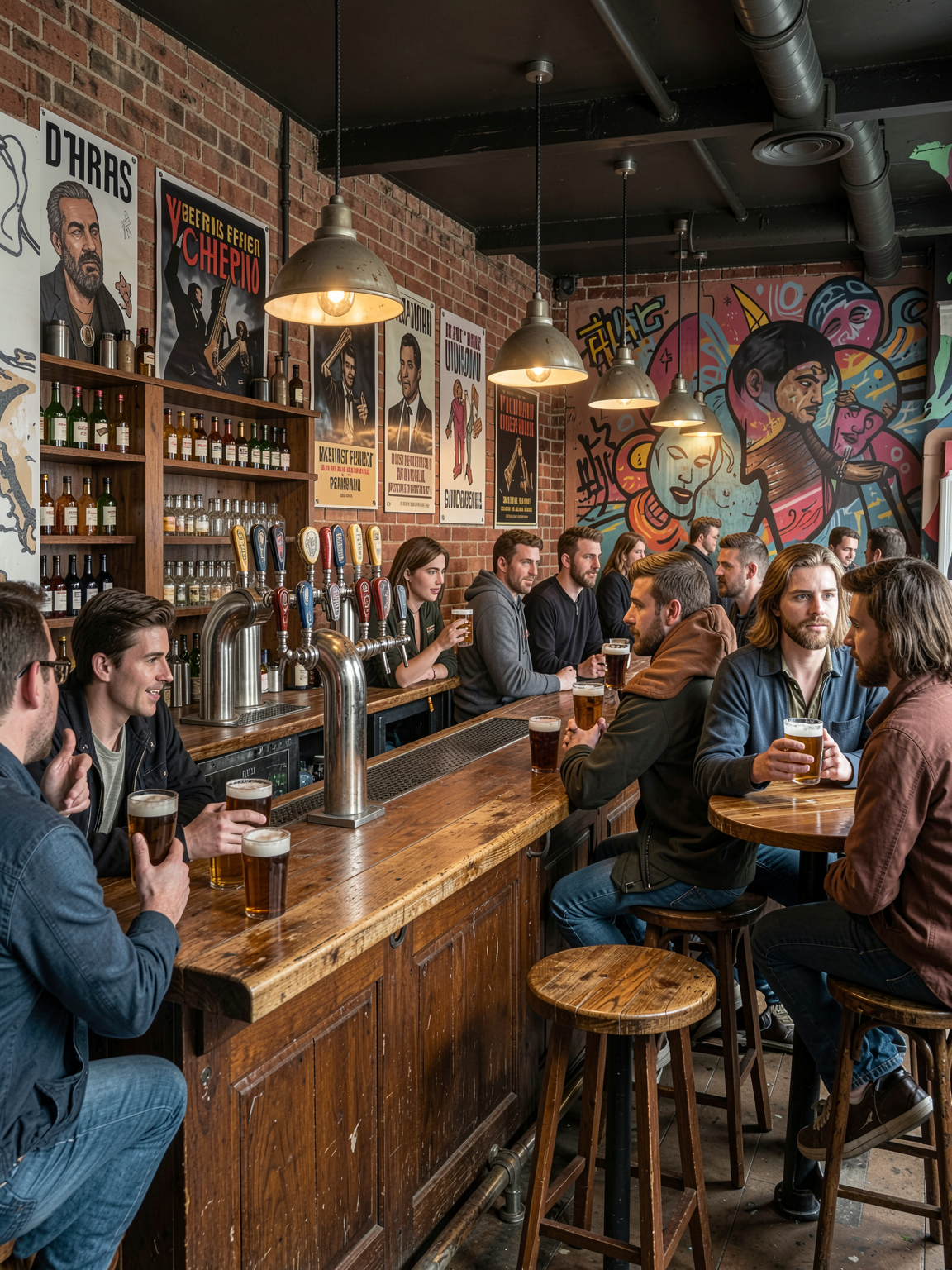 Le bar et les taps